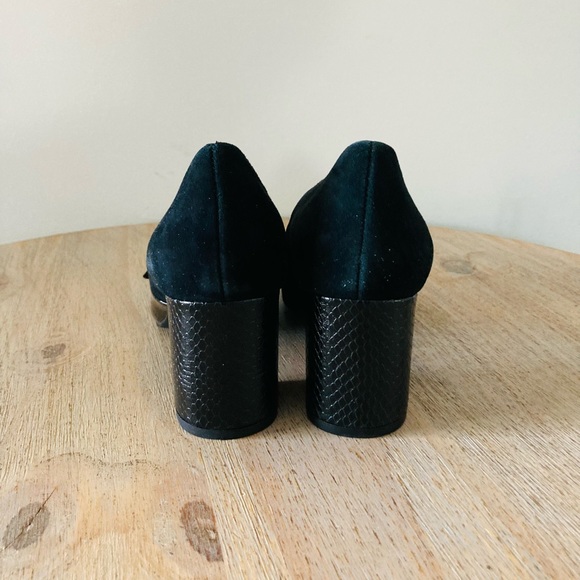 Donald j. Pliner Camden Black Dress block pump Heels size 6 - Picture 9 of 12